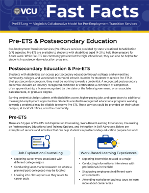 thumbnail of Pre-ETS & Postsecondary Education pdf